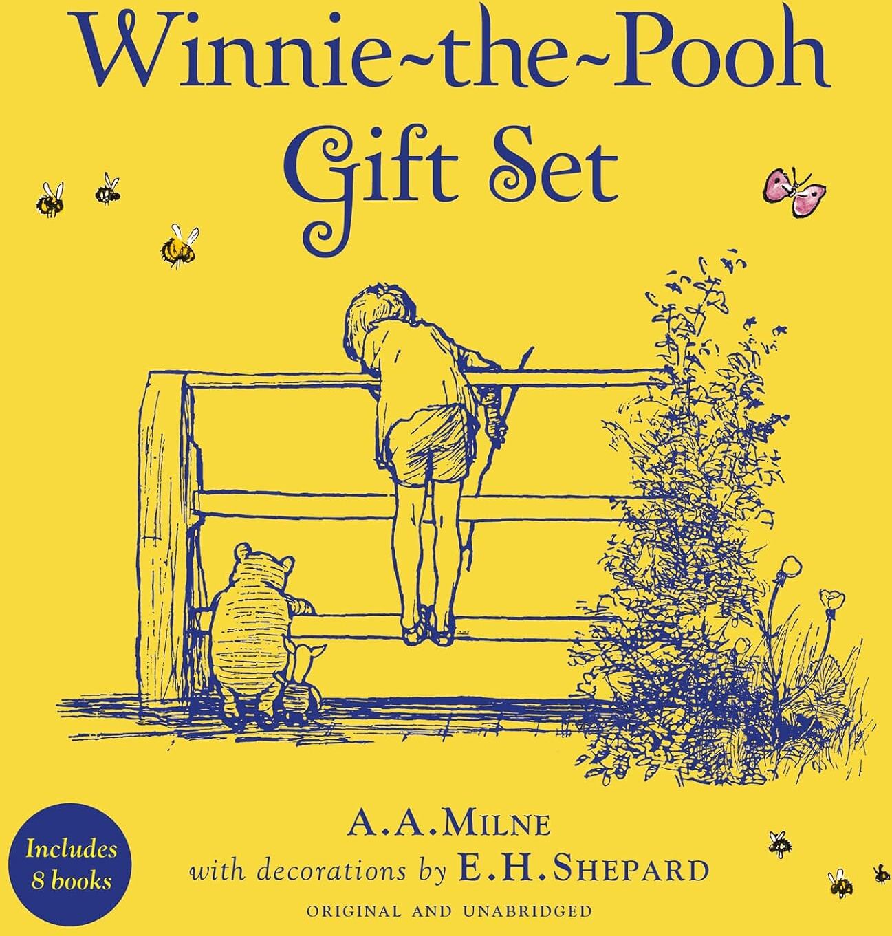 Dean Classic Winnie-the-Pooh 8 gift book set by A. A. Milne