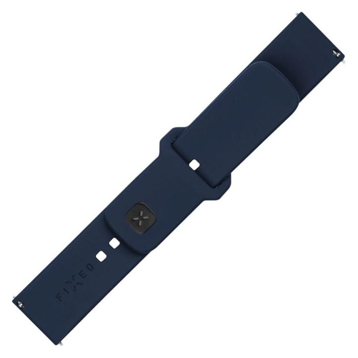 Fixed Silikone rem til Smartwatch Universal 20 mm Blå (FIXSST2-20MM-BL)
