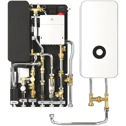 BOSCH Wohnungsstation F7002 45 DHPS ungemischt, 45 kW, Edelstahl