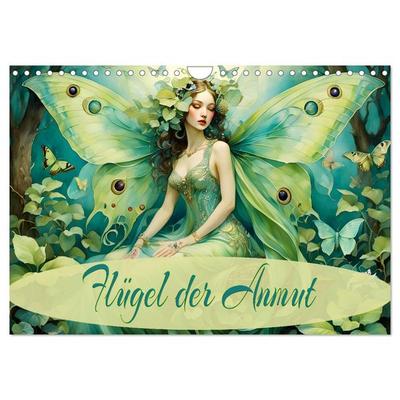 Flügel der Anmut (Wandkalender 2026 DIN A4 quer), CALVENDO Monatskalender