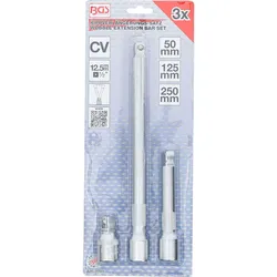BGS Kippverlängerungs-Satz 12,5 mm (1/2") 50 / 125 / 250 mm 3tlg. - 2240