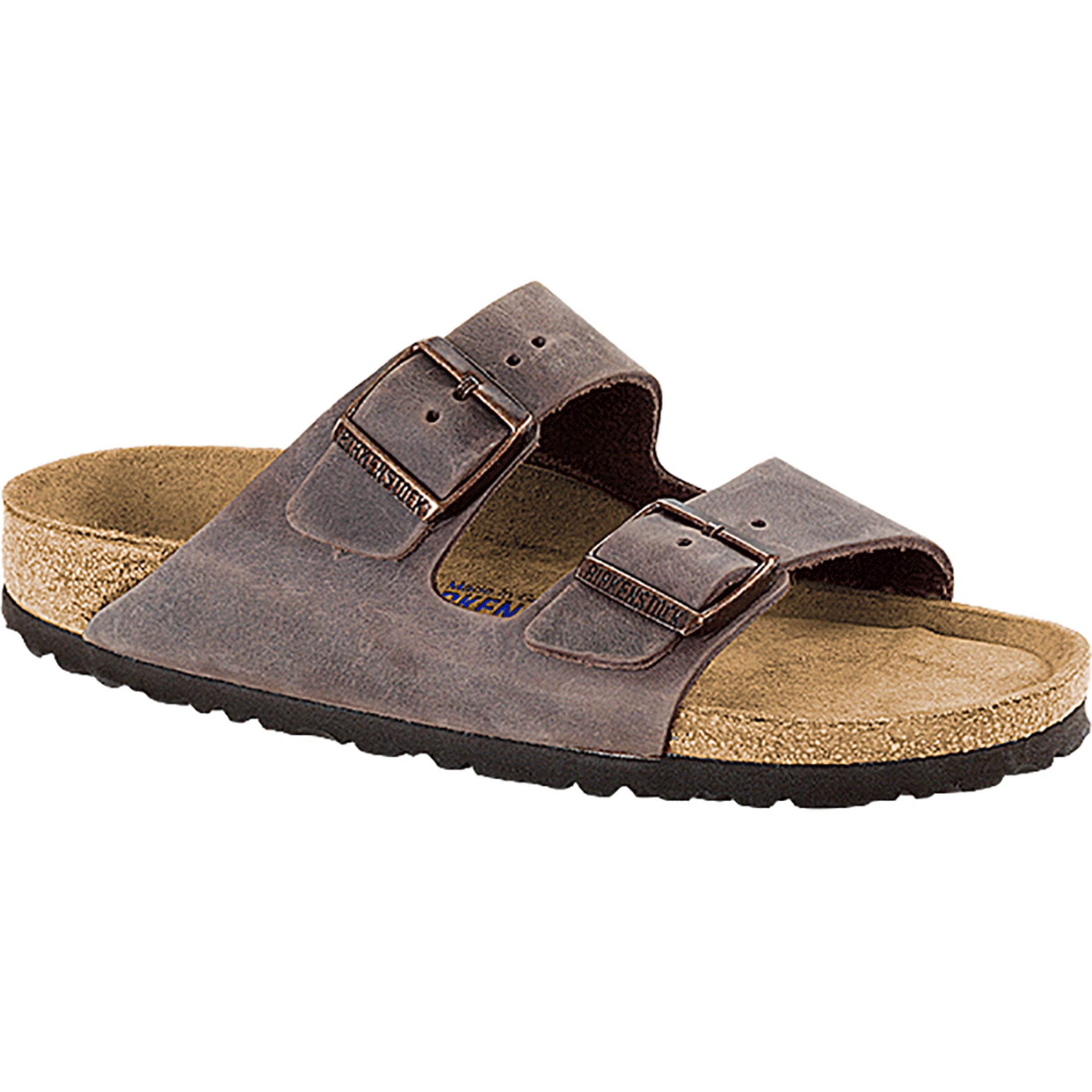 Birkenstock Arizona Soft Footbed Oiled Leather Regular Sandale Sandalen braun Größe 43 Lifestyle