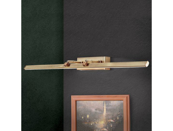 ORION LED-Bilderleuchte Suren in Altmessing, 79,5 cm, bronze / altmessing, für Wohn- / Esszimmer, Metall