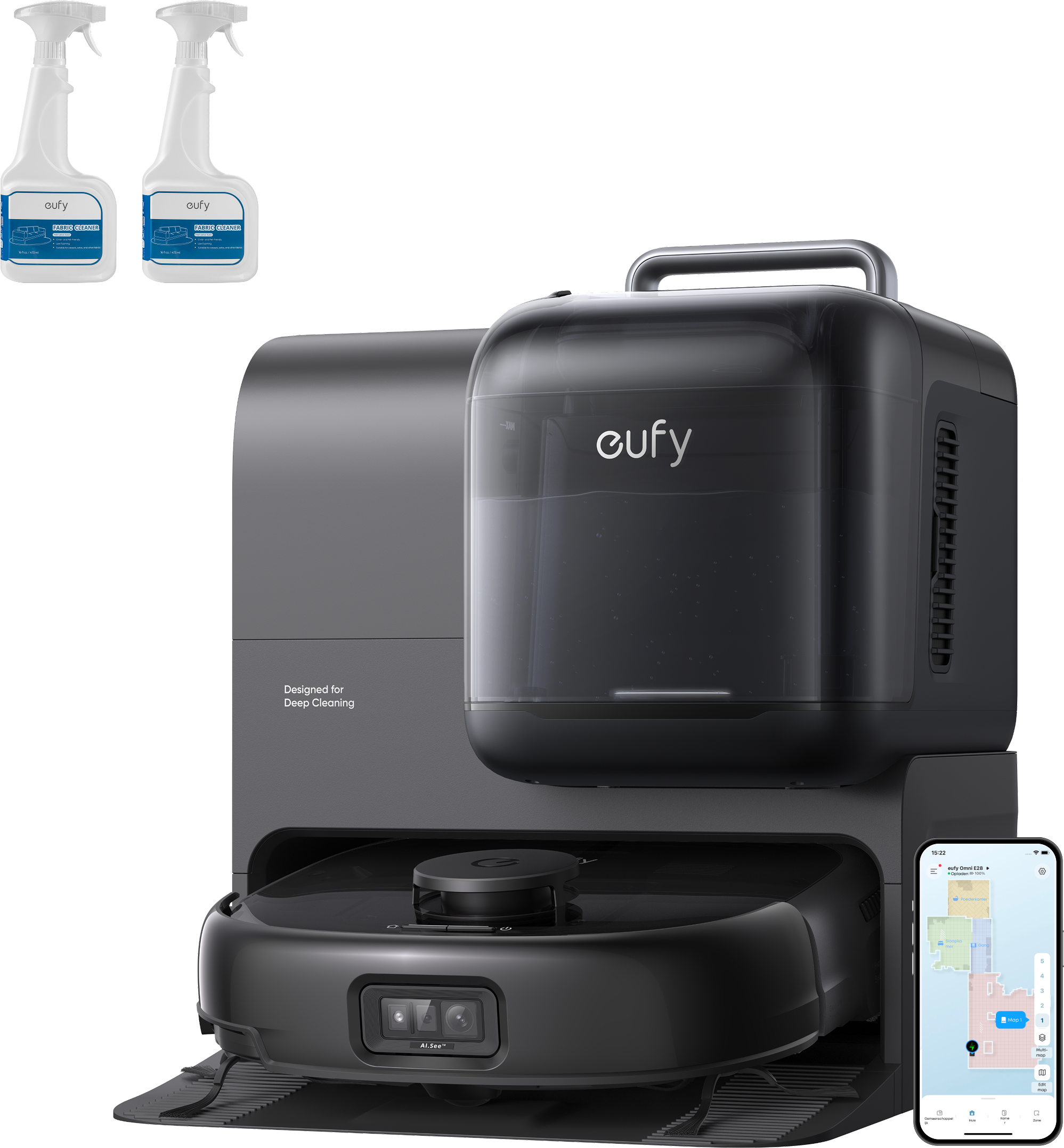 eufy Robotstofzuiger Omni E28+eufy Fabric Cleaner