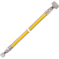 GOK Metallwellschlauch MWS G1/4LH-UEM x IG Rp1/2 x2000 mm