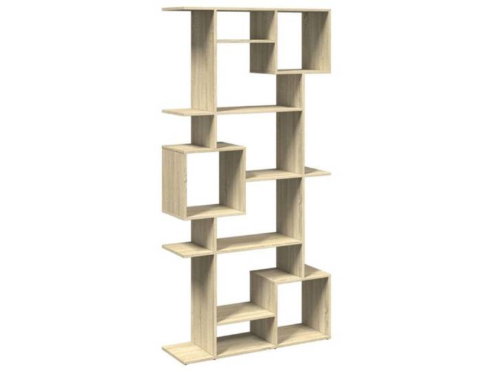 Bibliothèque - mango - Meuble de rangement - chêne sonoma - 92x29x188 cm - bois d'ingénierie M280