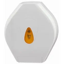 PlastiQline Großrollenspender MAXI - Toilettenpapierspender - Farbfenster orange