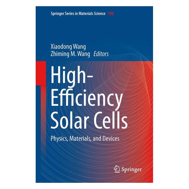 Springer High-Efficiency Solar Cells (9783319019871)