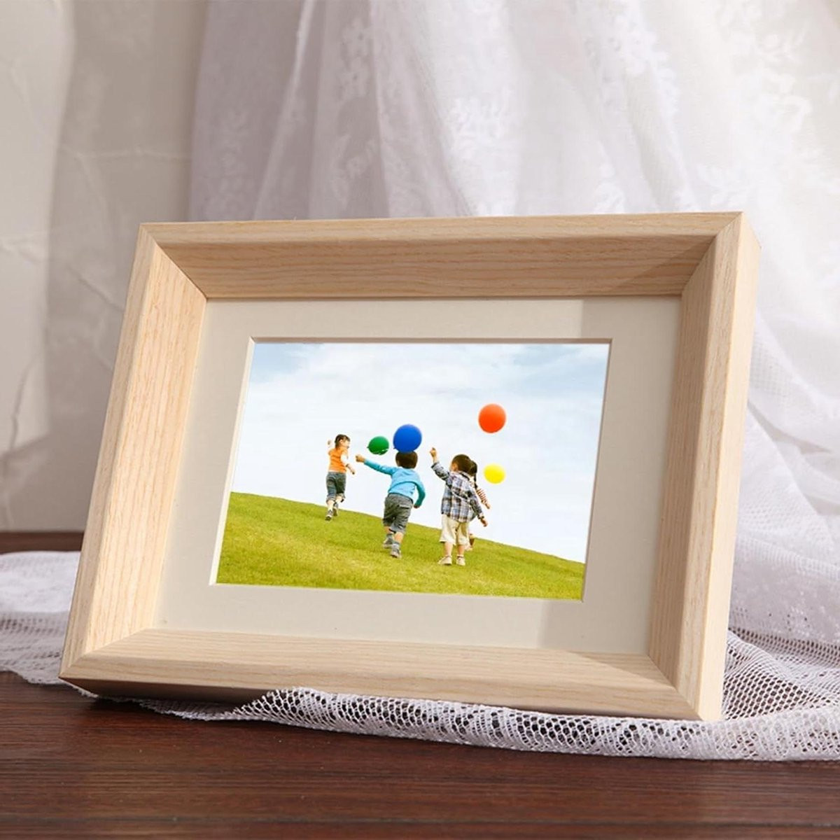 Fotolijst A3 Muurdecoratie van Hout in Mat Licht Hout - 42 x 29,7 cm