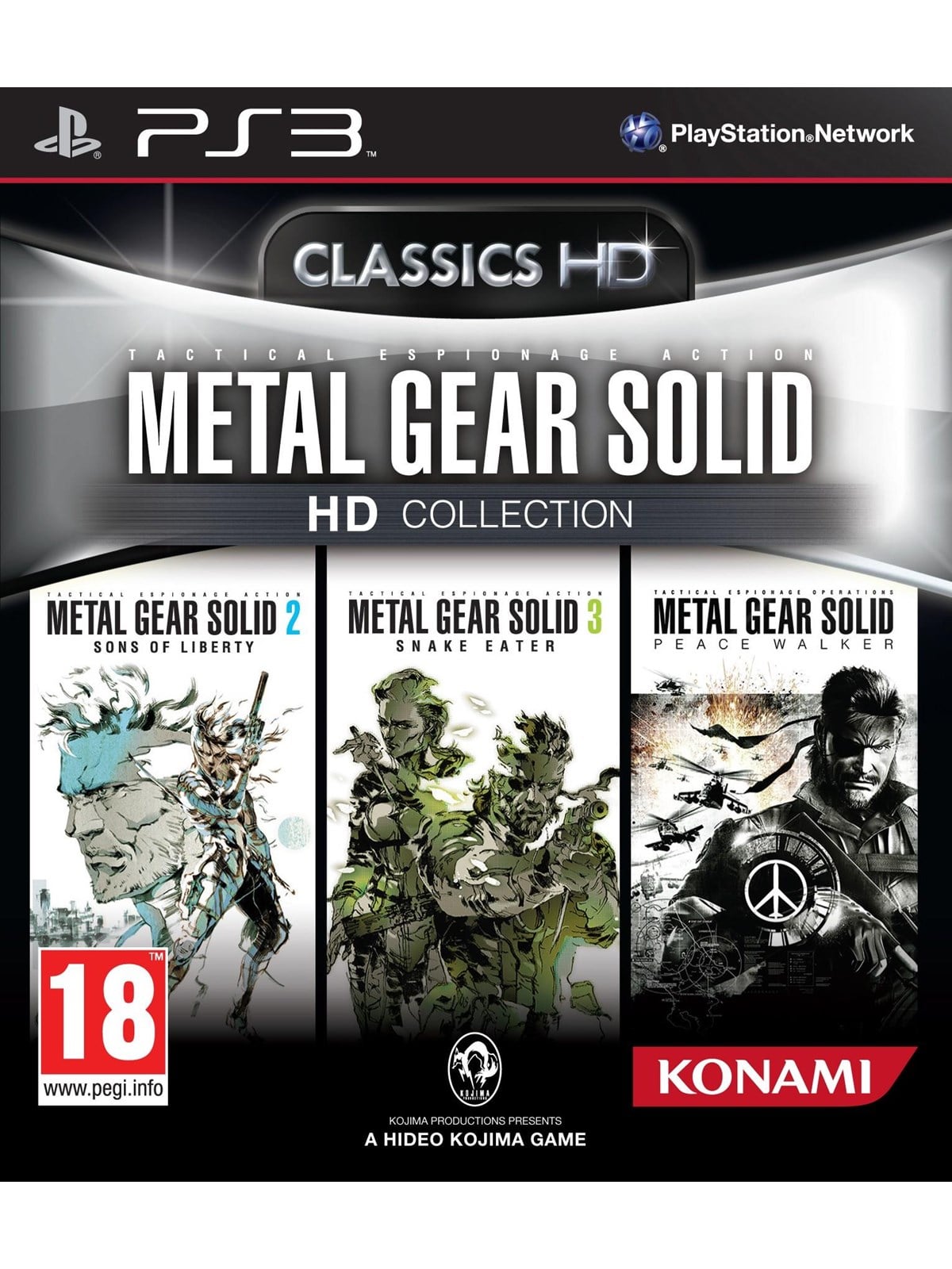 Metal Gear Solid: HD Collection - Sony PlayStation 3 - Action - PEGI 18