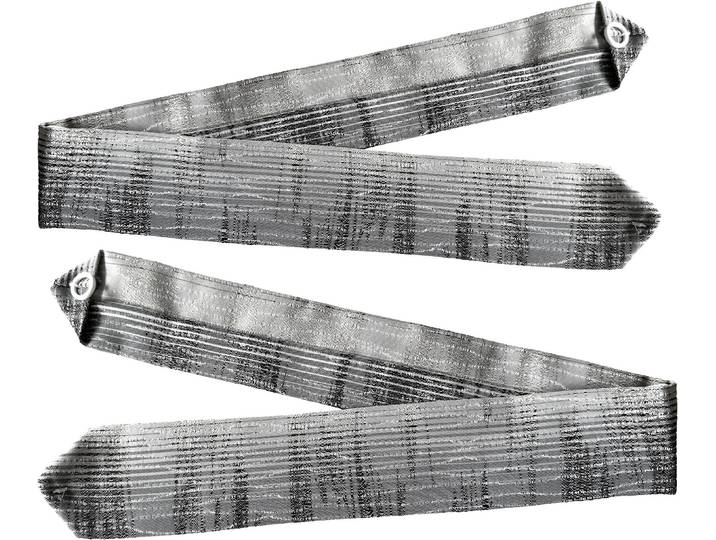 Raffhalter WECKBRODT Kilian , grau, B:70cm H:5cm, Polyester, Raffhalter, Raffhalter, Dekoration, Vorhang, Gardine, Store