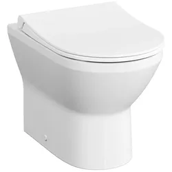Vitra Integra Stand-WC VitrAflush 2.0 mit Bidetfunktion Weiß, 7059B003-0088 7059B003-0088