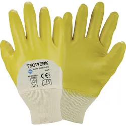 Handschuhe Ems Gr.8 gelb besonders hochwertige Nitrilbeschichtung TW