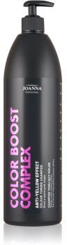 Joanna Professional Color Boost Complex champô neutralizante dos tons amarelos 1000 g. Professional Color Boost Complex
