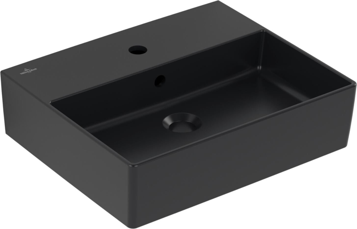Villeroy & Boch Memento 2.0 wastafel met kraangat en overloop, 50 cm