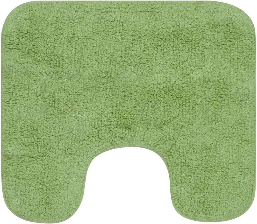 vidaXL Jeu de tapis de salle de bain 3 pcs Tissu Vert