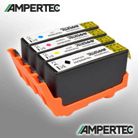 4 Ampertec Tinten ersetzt HP 6ZC73AE 903 Multipack KCMY 903-KIT
