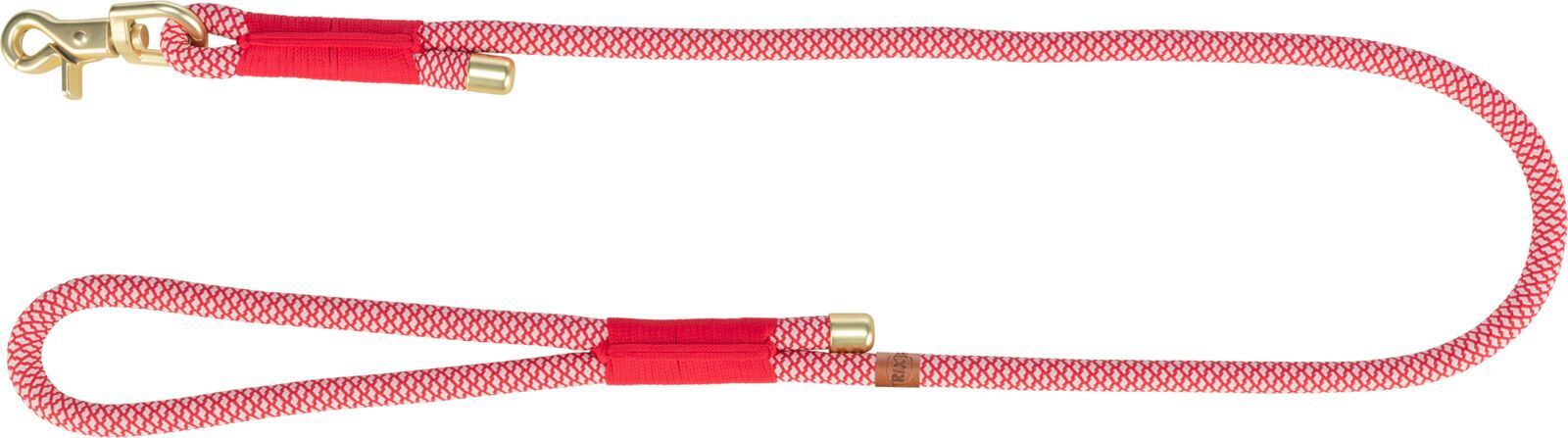 TRIXIE Soft Rope Leine, 1,00 m / Ø 10 mm, rot/creme