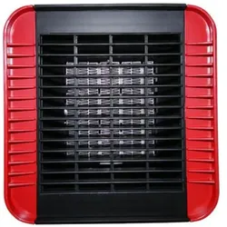 Sonnenkönig Cuby, Heizlüfter, Rot, Schwarz