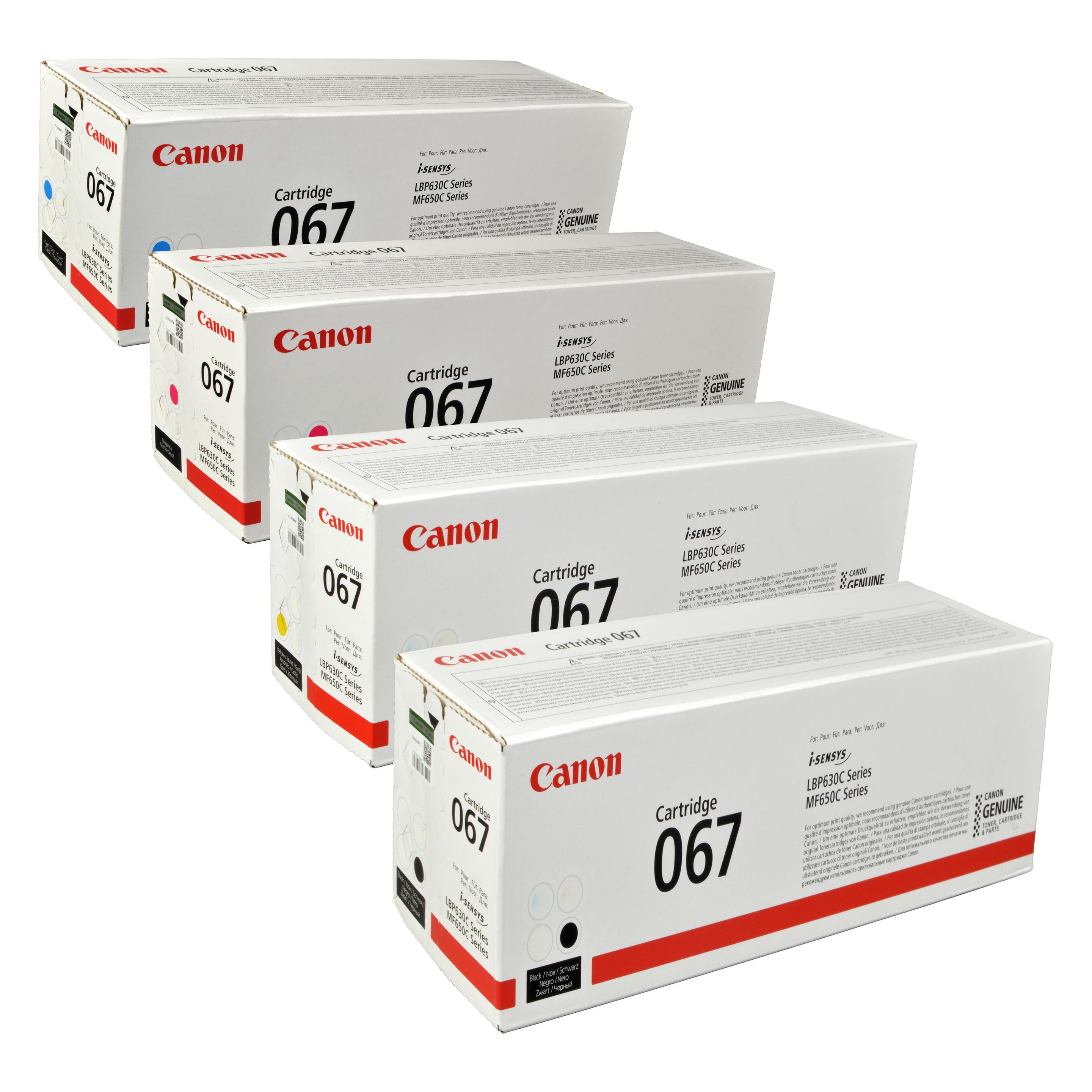 Canon 4 Toner 067 Multipack K C M Y 4-farbig (BK, C, M, Y) (47920737)