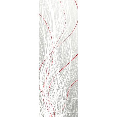 Fototapete ARCHITECTS PAPER "Underwater Grey", rot (grau, rot, weiß), B:1m L:2,8m, Vlies, Tapeten, Grafik Tapete Natur Fototapete Grau Weiß Rot Panel 1,00m x 2,80m