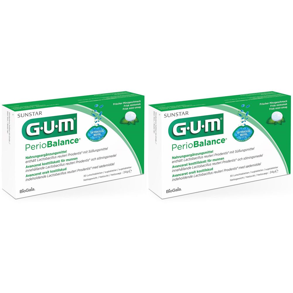 GUM Periobalance x2 2x24 g Lutschtabletten