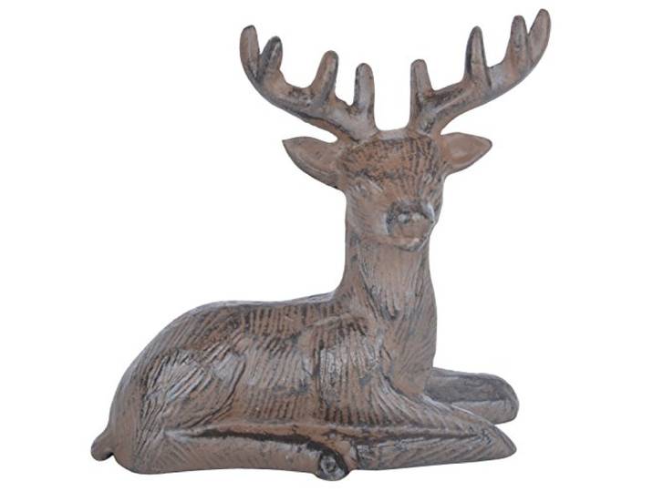 Fallen Fruits Ltd TT199 Resting STAG CAST IJzer, Bruin