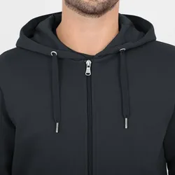 Jako Kapuzenjacke Organic - anthrazit - 48