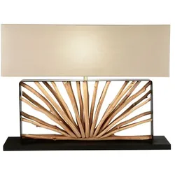 Luce Ambiente Design Tischleuchte Ethereal Metall Braun