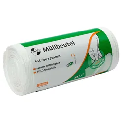 DEISS FIRST PLUS® Müllbeutel 60,0 l transparent