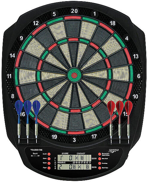 KARELLA Carromco Elektronik-Dartboard Toledo-301 schwarz B