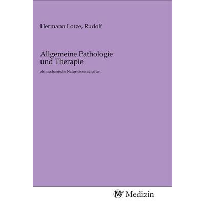 Allgemeine Pathologie und Therapie, Taschenbuch von , MV-Medizin, 978-3-96875-837-4