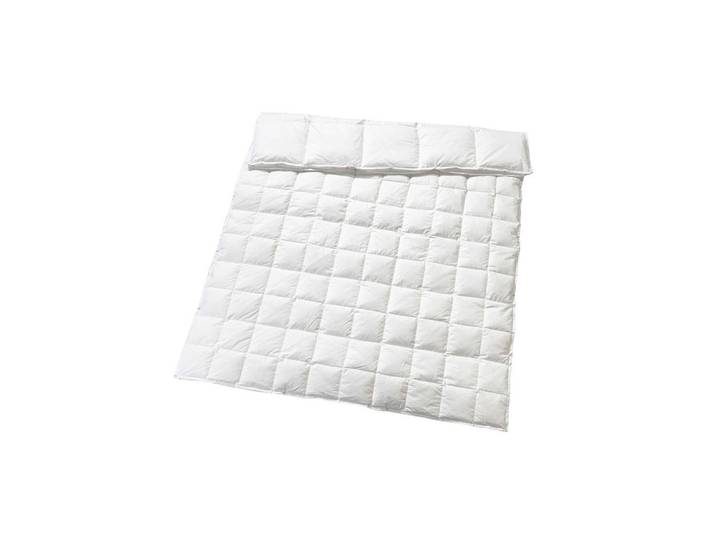 Billerbeck Vierjahreszeitendecke, Weiss, Naturmaterialien, Füllung: Federn, Daunen,Federn, Daunen, 160x210 cm, Heimtextilien, Kopfkissen & Duvets, Duvets, Daunendecken