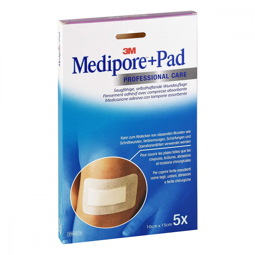 Solventum Germany GmbH Medipore + Pad 3m 10x15cm 3569np Pflaster 07194817