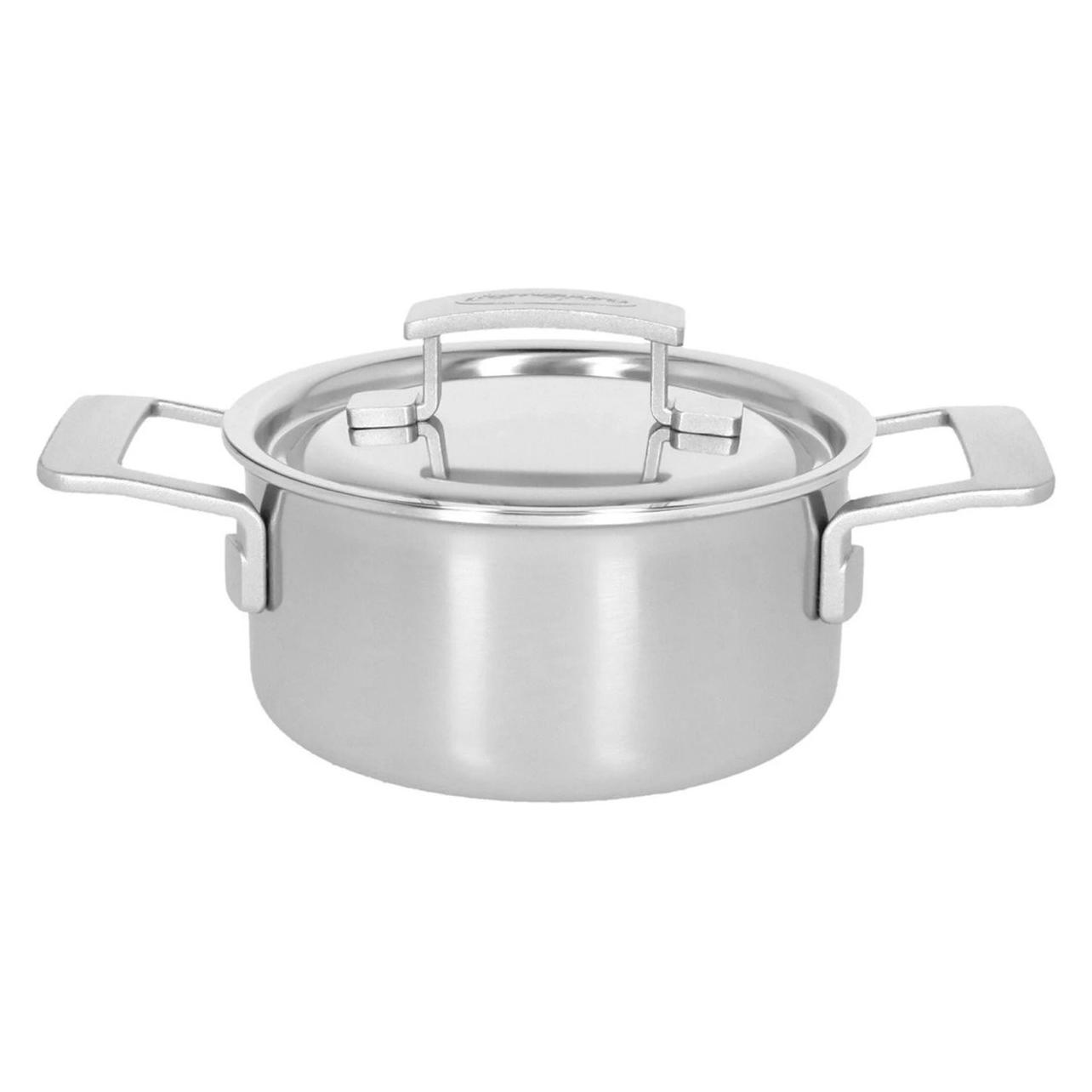 Demeyere Industry 5 Kochtopf mit Deckel D16cm 1.5lt (Kochtopf, Aluminium, Edelstahl) (67316)