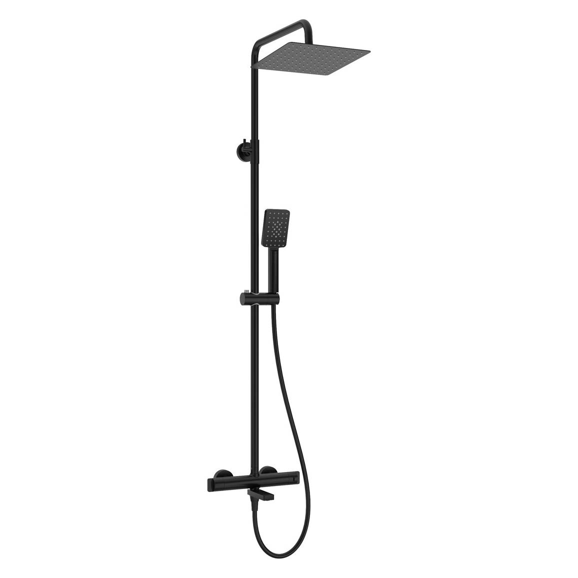 Deante Regendusche mit thermostatischer Badewannenarmatur (NAC_N1HT)