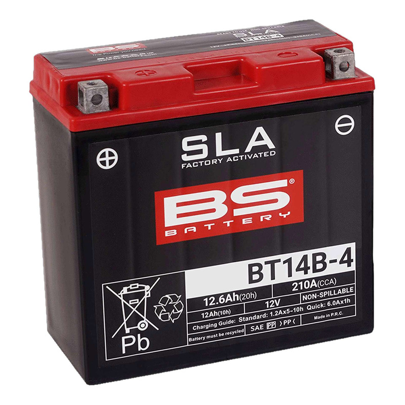 Batterie BS Battery BT14B-4 12V 12,6Ah SLA activée usine