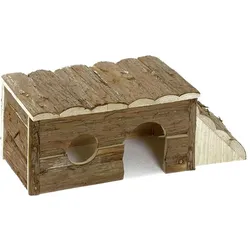 Flamingo House for rabbits and guinea pigs, Bigfoot Natural M - (5400585009811), Kleintierstalleinrichtung