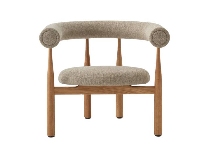 New Works Fauteuil lounge Bukowski Oak, Moss 16