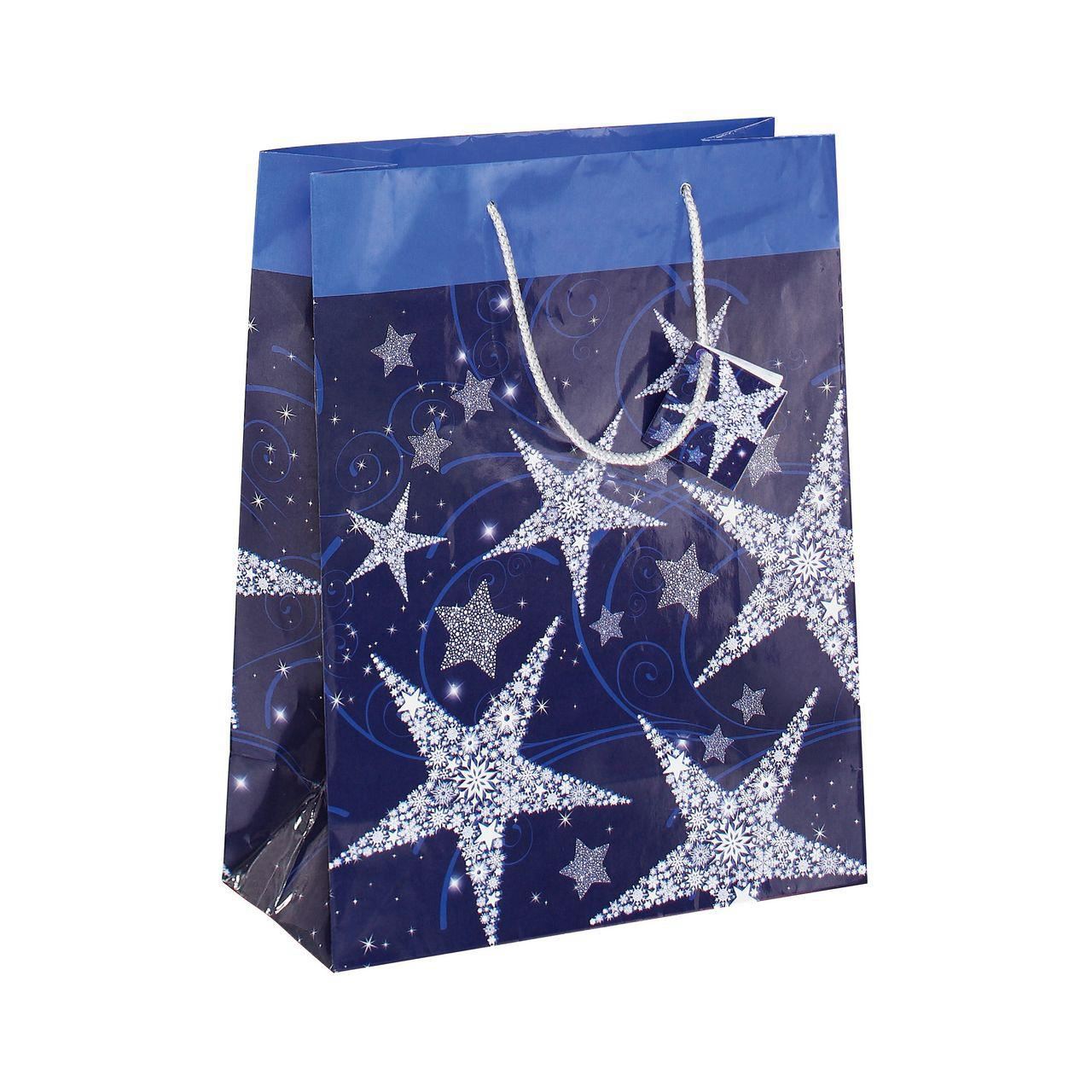 SIGEL 5 Geschenktaschen Shining Star Motiv 26,0 x 33,0 cm