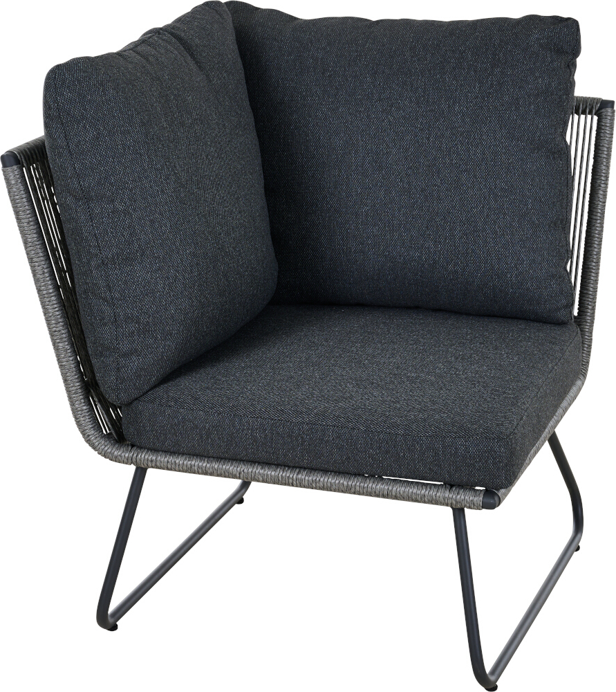 SIENA GARDEN Ecksofa Kansas grau