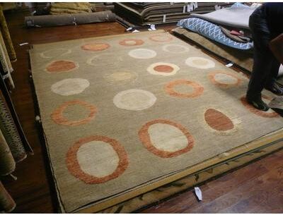 SAFAVIEH Hand-knotted Santa Fe Yoko Modern Wool Rug