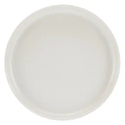 CreaTable Platte Uno Ø 33,3 Steinzeug Weiß