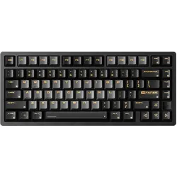 VGN FLASH 75 PRO (Eng. Int., Kabelgebunden), Tastatur, Grau, Silber