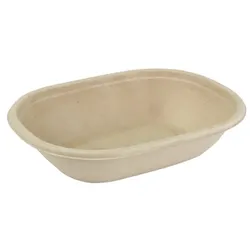 300x Schale "BePulp Eco Street", oval, 620ml