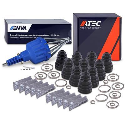 Atec 10x Faltenbalgsatz Antriebswelle Universal +ENVA Druckluft Montag [Hersteller-Nr. 41172065]