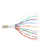 InLine Telefonkabel in Meterware 25 m abgeschirmt robust beige (69978C)