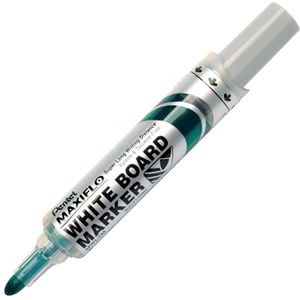 Pentel Whiteboardmarker Maxiflo M, grün, Rundspitze, Strichbreite 2,5mm, abwischbar