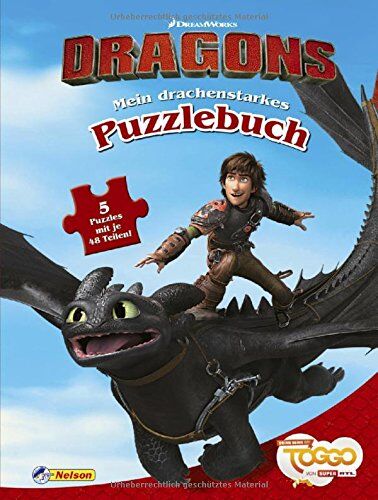 DreamWorks Dragons Auf zu neuen Ufern: Mein drachenstarkes Puzzlebuch: Mit 5 tollen Puzzles - Preis vom 19.10.2026 19:33:35 h