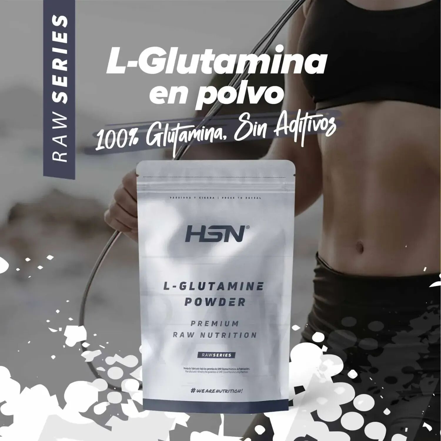HSN L-glutamina en polvo 150g - Glutamina - Polvo - 30  Servicios